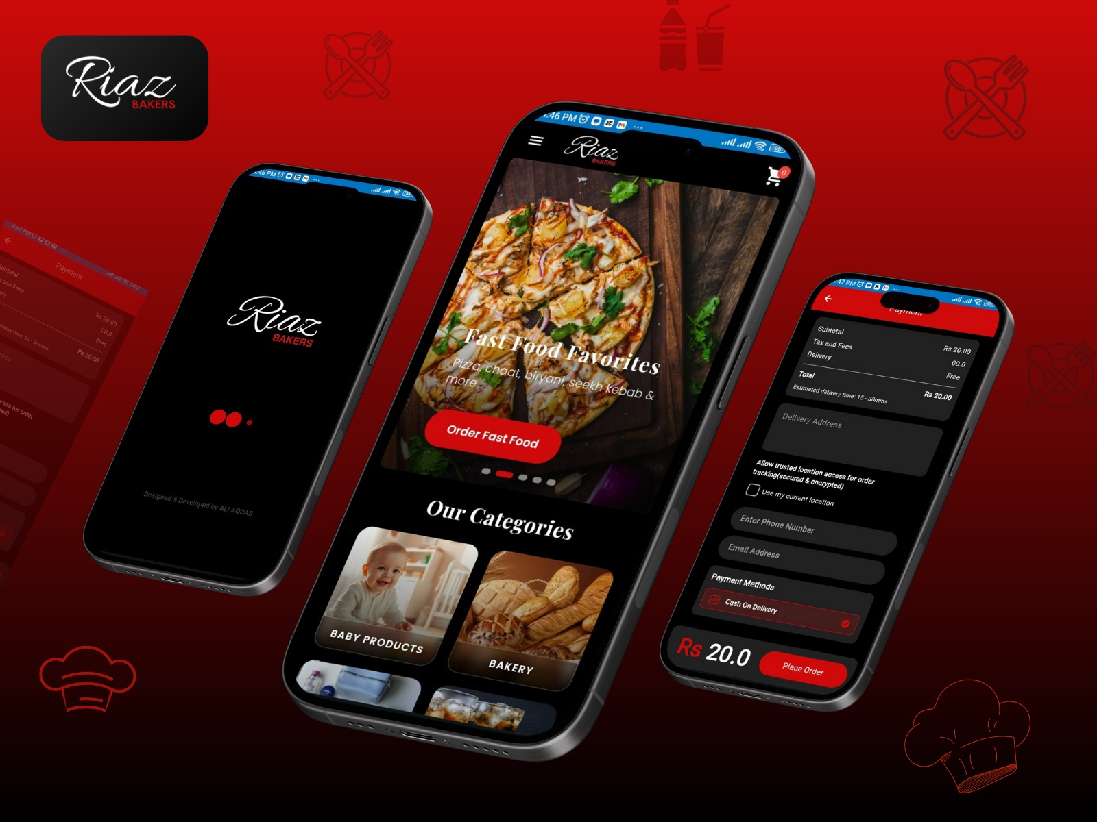 Riaz Bakers Mobile App